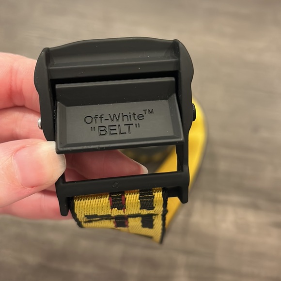 Off-White Unisex Yellow Utility Belt - Picture 2 of 3
